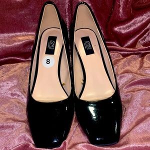 Jones NY Square toe Chunky Pump